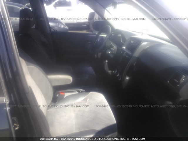 JHLRD78823C016267 - 2003 HONDA CR-V EX BLACK photo 5