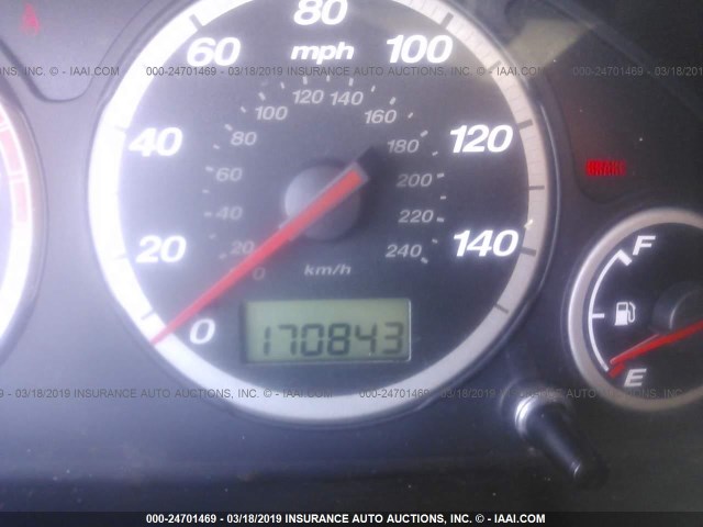 JHLRD78823C016267 - 2003 HONDA CR-V EX BLACK photo 7