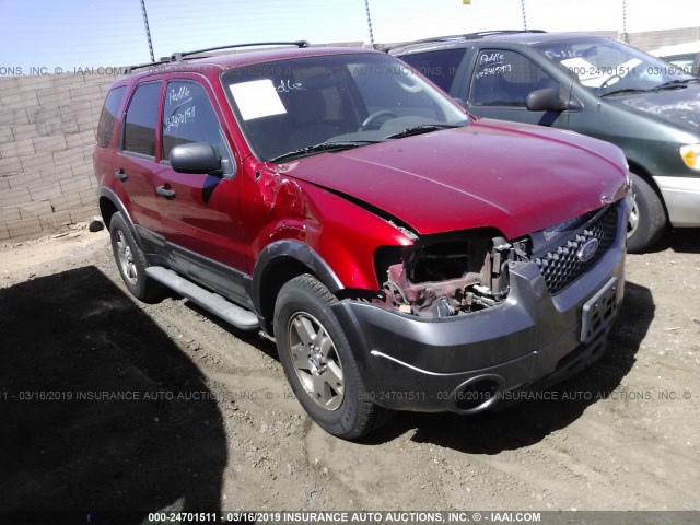 1FMYU03155KE41366 - 2005 FORD ESCAPE XLT RED photo 1