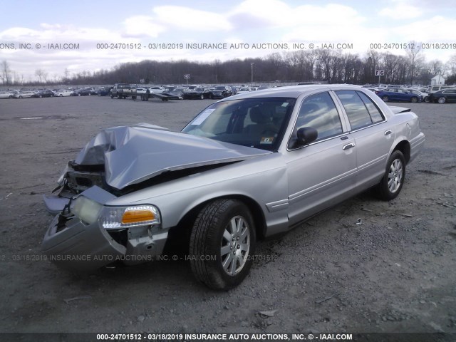 2FAFP74V66X105369 - 2006 FORD CROWN VICTORIA LX/SPORT SILVER photo 2