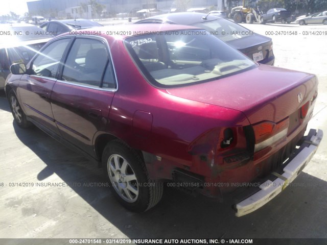 JHMCG66872C022165 - 2002 HONDA ACCORD EX/SE MAROON photo 3