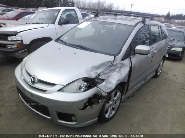 JM1CR293160124931 - 2006 MAZDA 5 SILVER photo 2