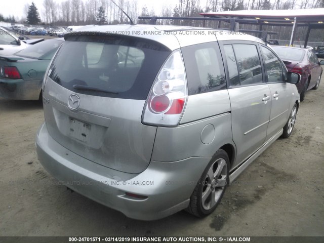 JM1CR293160124931 - 2006 MAZDA 5 SILVER photo 4