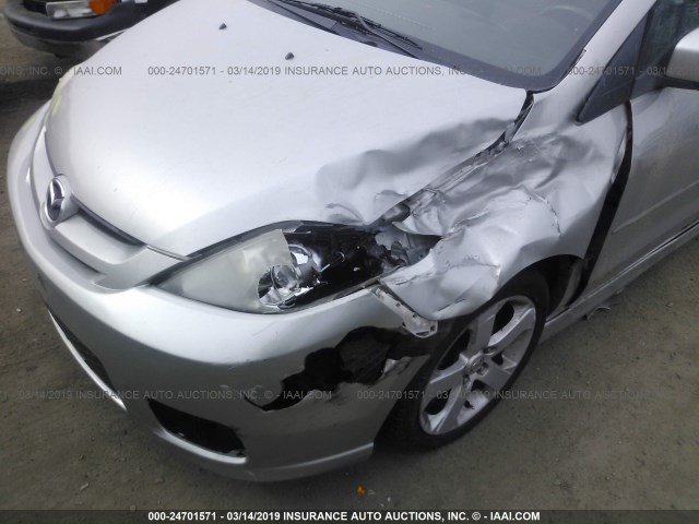 JM1CR293160124931 - 2006 MAZDA 5 SILVER photo 6