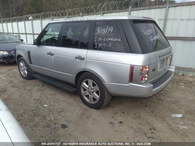 SALME11483A119206 - 2003 LAND ROVER RANGE ROVER HSE TAN photo 3