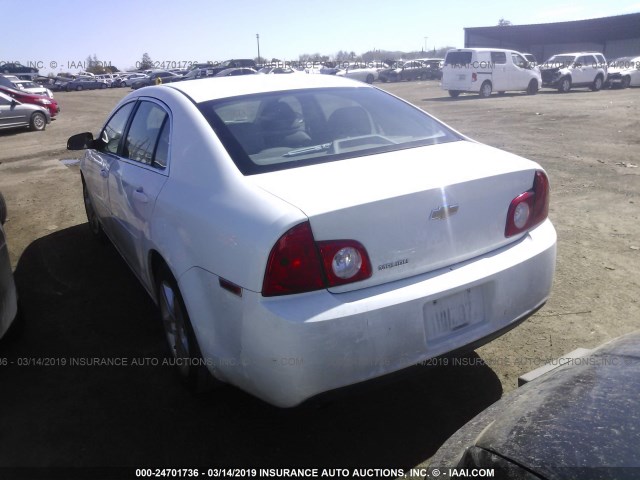 1G1ZA5E09CF340252 - 2012 CHEVROLET MALIBU LS WHITE photo 3