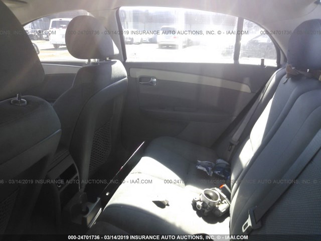 1G1ZA5E09CF340252 - 2012 CHEVROLET MALIBU LS WHITE photo 8