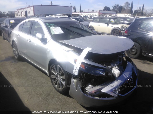 19UUA8F39EA001312 - 2014 ACURA TL SE SILVER photo 1