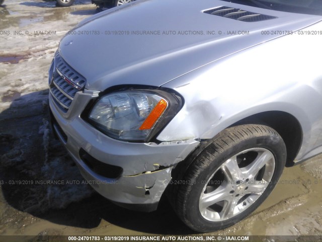 4JGBB86E68A362212 - 2008 MERCEDES-BENZ ML 350 SILVER photo 6