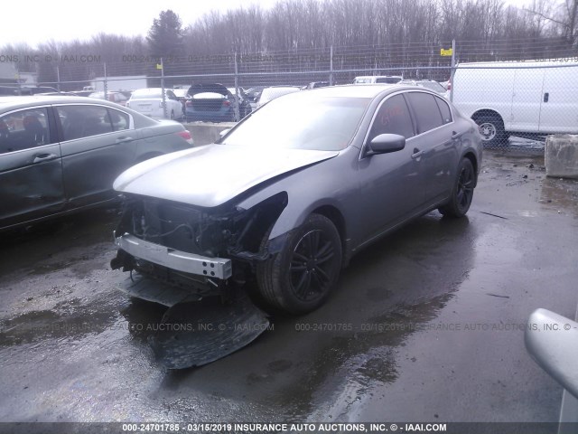 JN1CV6AR3CM678773 - 2012 INFINITI G37 GRAY photo 2