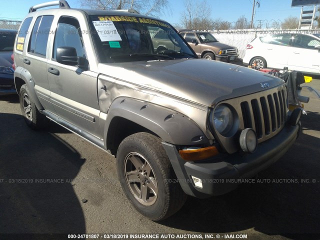 1J4GK38K66W108817 - 2006 JEEP LIBERTY RENEGADE GOLD photo 1