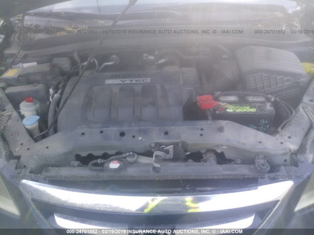 5FNRL38426B092262 - 2006 HONDA ODYSSEY EX BLUE photo 10