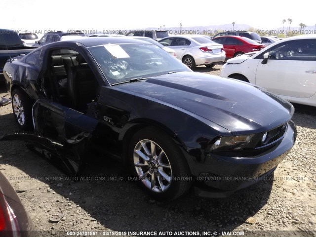 1ZVBP8CH8A5150914 - 2010 FORD MUSTANG GT BLACK photo 1