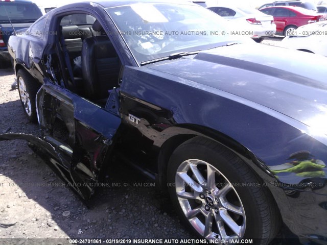 1ZVBP8CH8A5150914 - 2010 FORD MUSTANG GT BLACK photo 6