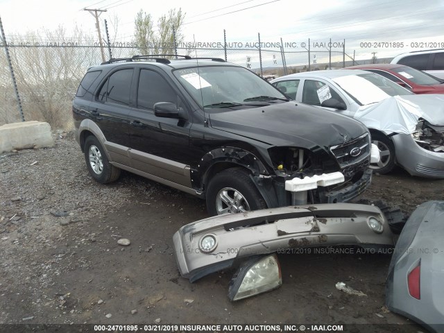 KNDJD733565515630 - 2006 KIA SORENTO EX/LX BLACK photo 1