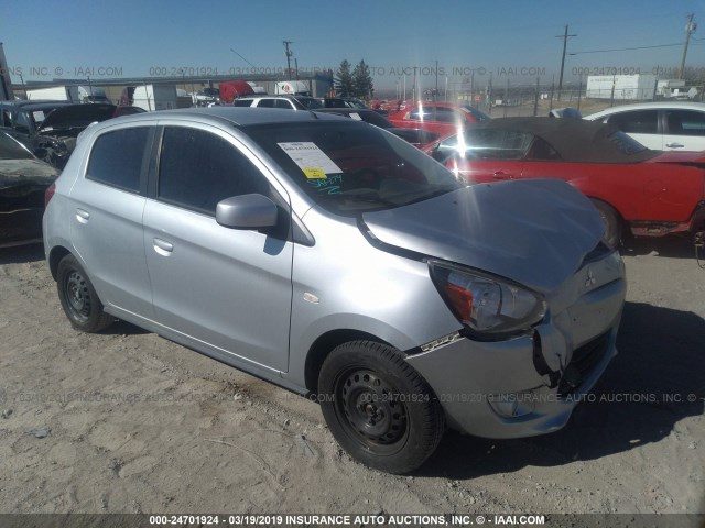 ML32A3HJ9EH025706 - 2014 MITSUBISHI MIRAGE DE SILVER photo 1