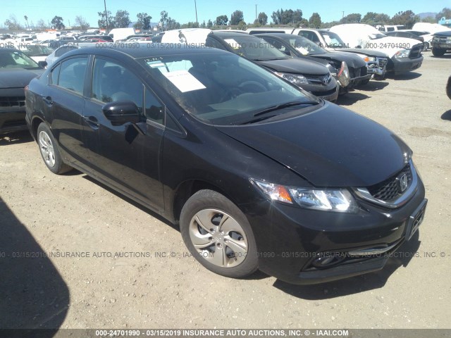 2HGFB2F95FH540925 - 2015 HONDA CIVIC EXL BLACK photo 1