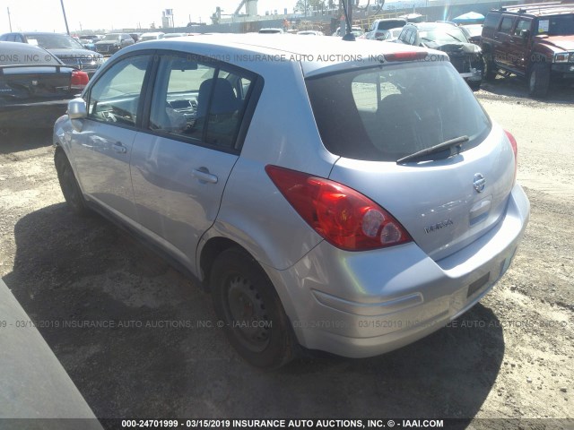 3N1BC1CP7AL386955 - 2010 NISSAN VERSA S/SL SILVER photo 3