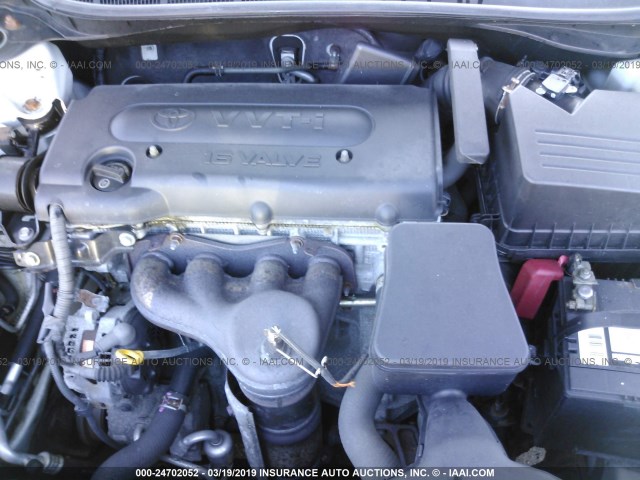 4T1BE46K78U734399 - 2008 TOYOTA CAMRY CE/LE/XLE/SE WHITE photo 10