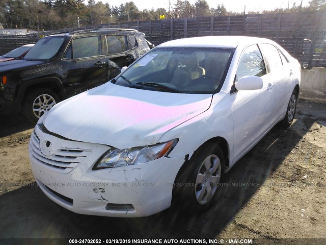 4T1BE46K78U734399 - 2008 TOYOTA CAMRY CE/LE/XLE/SE WHITE photo 2