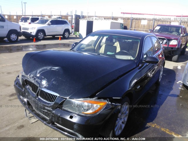 WBAVD33596KL52958 - 2006 BMW 330 XI BLACK photo 2