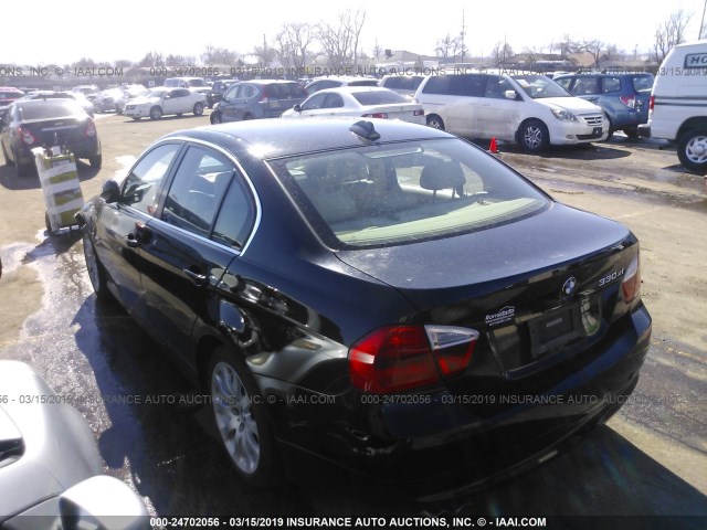 WBAVD33596KL52958 - 2006 BMW 330 XI BLACK photo 3