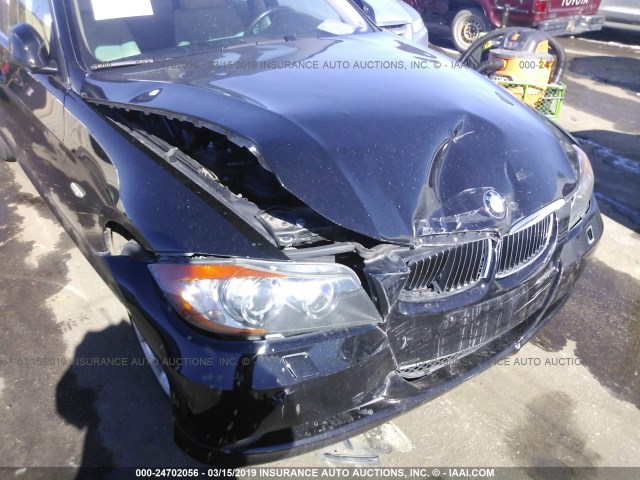 WBAVD33596KL52958 - 2006 BMW 330 XI BLACK photo 6