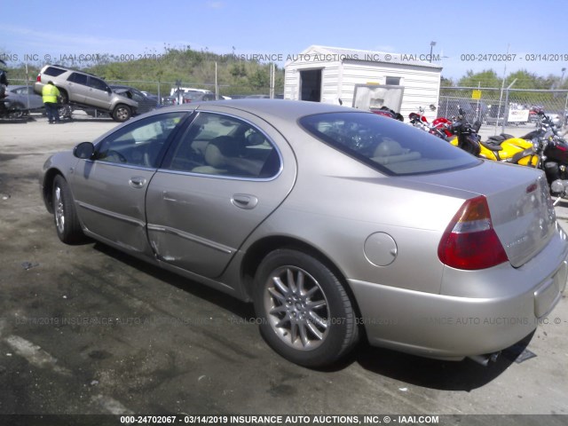 2C3AE66G52H196744 - 2002 CHRYSLER 300M TAN photo 3