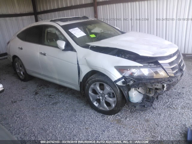 5J6TF1H5XCL001638 - 2012 HONDA CROSSTOUR EXL თეთრი ფოტო 1