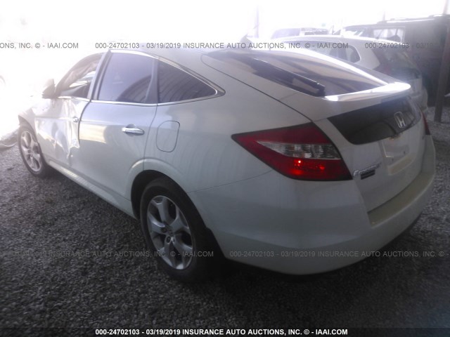 5J6TF1H5XCL001638 - 2012 HONDA CROSSTOUR EXL თეთრი ფოტო 3