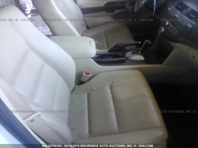 5J6TF1H5XCL001638 - 2012 HONDA CROSSTOUR EXL თეთრი ფოტო 5