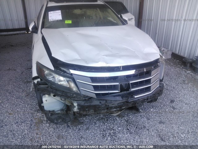 5J6TF1H5XCL001638 - 2012 HONDA CROSSTOUR EXL თეთრი ფოტო 6