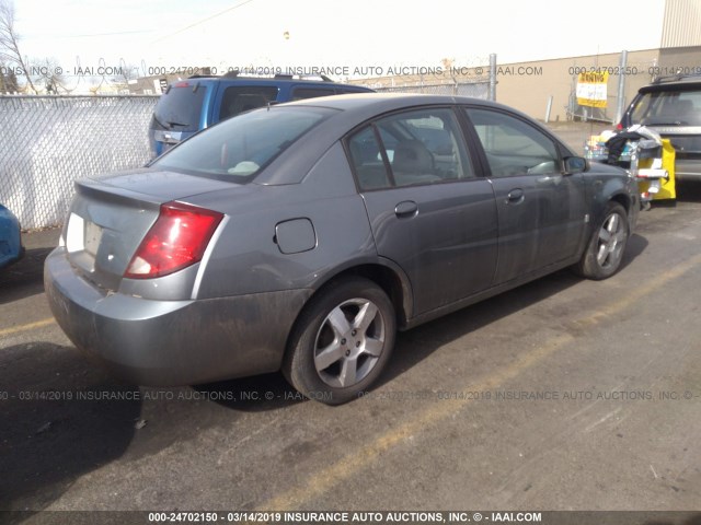 1G8AL55F96Z105754 - 2006 SATURN ION LEVEL 3 Light Blue photo 4