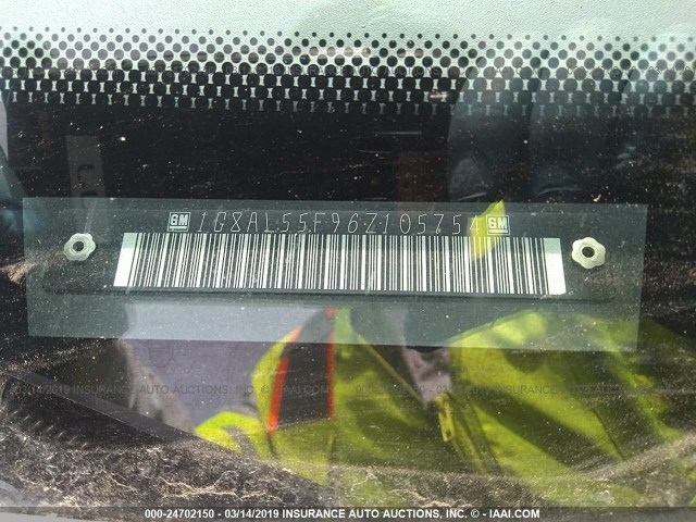 1G8AL55F96Z105754 - 2006 SATURN ION LEVEL 3 Light Blue photo 9