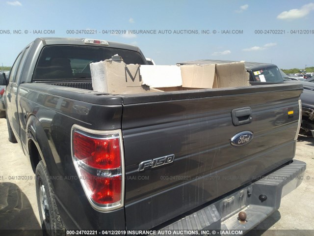 1FTEX1C84AKE59160 - 2010 FORD F150 SUPER CAB GRAY photo 3