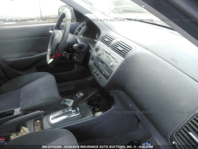 JHMES96674S006368 - 2004 HONDA CIVIC HYBRID GRAY photo 5