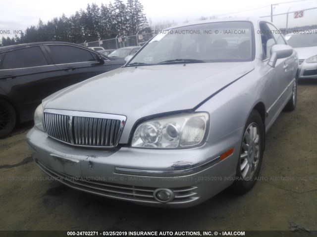 KMHFU45E65A406095 - 2005 HYUNDAI XG 350 SILVER photo 2