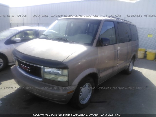 1GKDM19W6VB502966 - 1997 GMC SAFARI XT BROWN photo 2