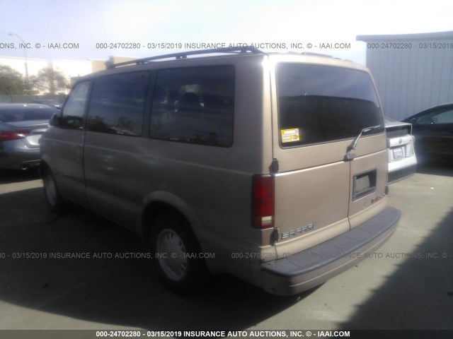 1GKDM19W6VB502966 - 1997 GMC SAFARI XT BROWN photo 3