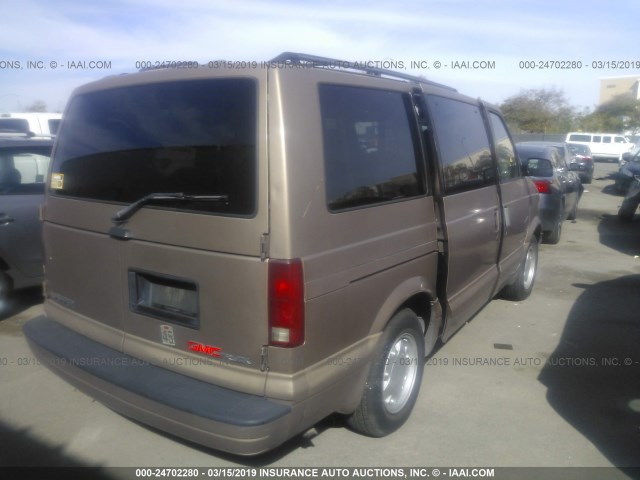 1GKDM19W6VB502966 - 1997 GMC SAFARI XT BROWN photo 4