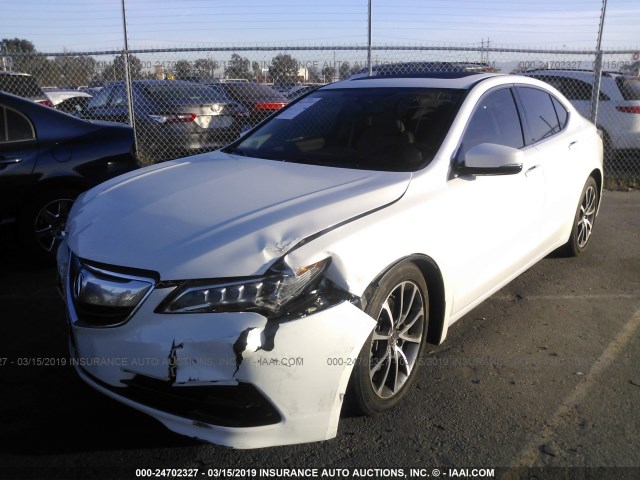 19UUB2F36HA002318 - 2017 ACURA TLX WHITE photo 2