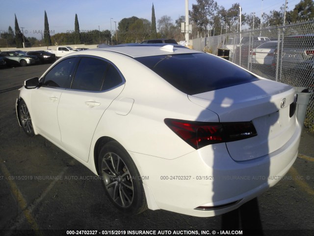 19UUB2F36HA002318 - 2017 ACURA TLX WHITE photo 3