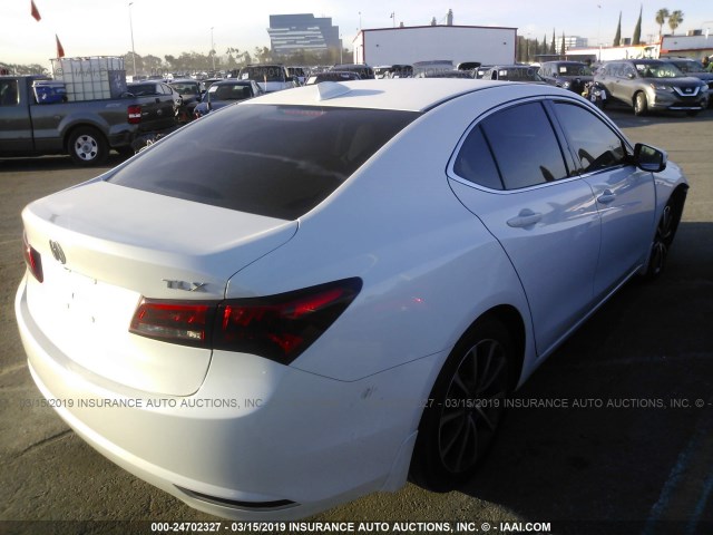 19UUB2F36HA002318 - 2017 ACURA TLX WHITE photo 4