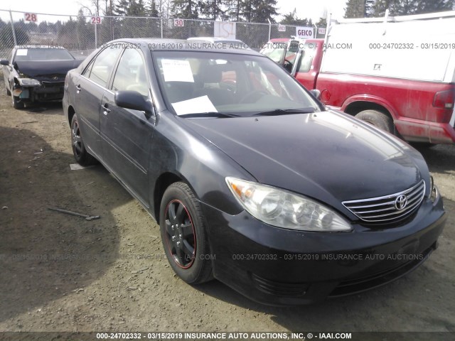 JTDBE32KX63059767 - 2006 TOYOTA CAMRY LE/XLE BLACK photo 1