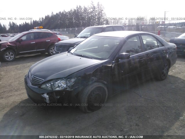 JTDBE32KX63059767 - 2006 TOYOTA CAMRY LE/XLE Schwarz Foto 2