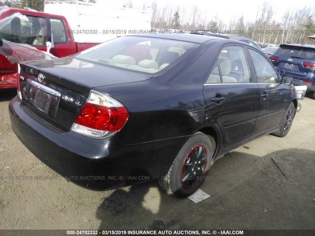 JTDBE32KX63059767 - 2006 TOYOTA CAMRY LE/XLE Schwarz Foto 4