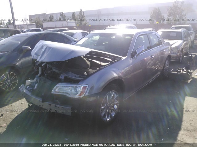 2C3CCAEG8DH620679 - 2013 CHRYSLER 300C GRAY photo 2