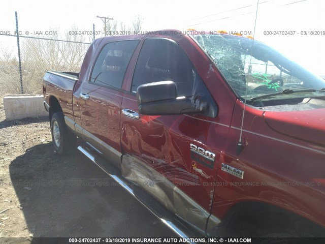 3D7KS29T39G551906 - 2009 DODGE RAM 2500 RED photo 6