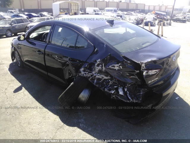 5NPD84LF4HH173407 - 2017 HYUNDAI ELANTRA SE/VALUE/LIMITED BLACK photo 3