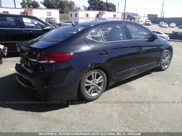 5NPD84LF4HH173407 - 2017 HYUNDAI ELANTRA SE/VALUE/LIMITED BLACK photo 4